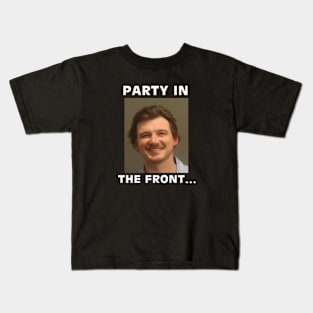 Party In The Front Morgan Wallen Mugshot Nashville Kids T-Shirt